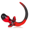 Oxballs Plug Queue de chien Mastiff 12 x 7 cm Rouge